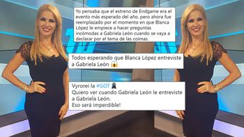 Tuiteros piden que Blanca López entreviste a Gabriela León