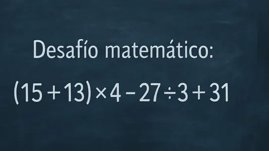 Desafío matemático: ¿lo podés resolver en menos de 10 segundos?