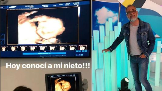 Jorge Rial acompañó a su hija Morena a hacerse una ecografía: ¡Conocí a mi nieto!