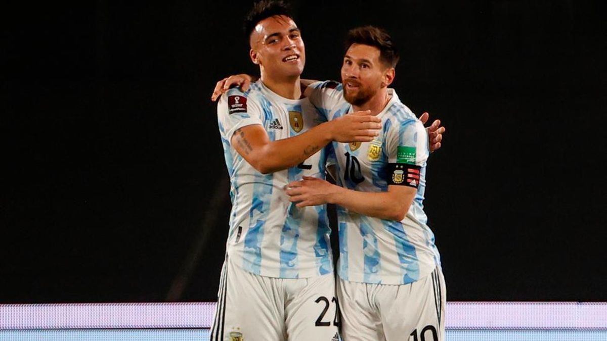 Lautaro Martínez metió el 3-0 ante Uruguay y después quebró en llanto.&nbsp;