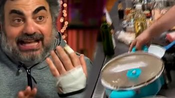 El accidente de Roberto Moldasvky en Masterchef Celebrity: ¿Qué más me puede pasar?