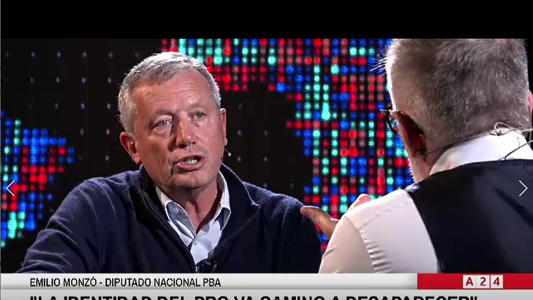 Emilio Monzó con Novaresio: La Cámpora y el PRO van rumbo a la extinción