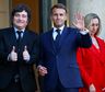 Milei fue recibido por Macron en el Palacio del Elíseo: reunión junto a ministros, gobernadores y empresarios