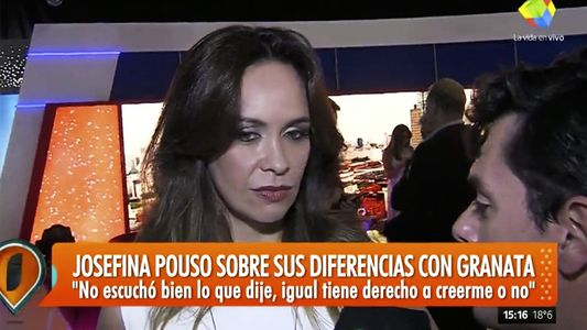 Josefina Pouso habló de Granata y Pettinato: Esto no es una contienda entre mujeres