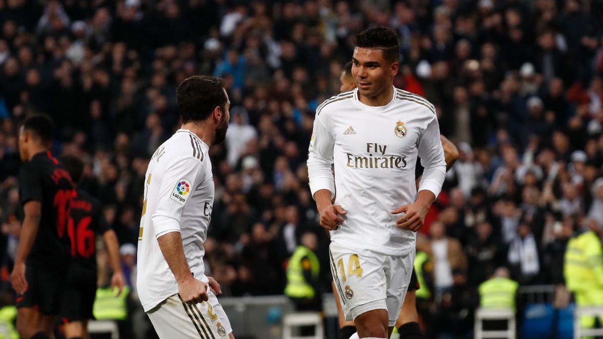 Real Madrid le ganó a Sevilla quedó líder y le puso presión a Barcelona
