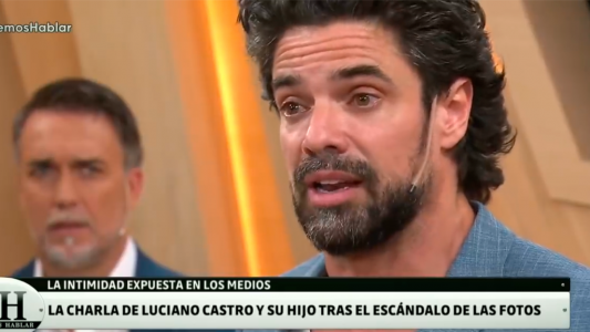 Cómo fue la charla de Luciano Castro con su hijo mayor por las fotos filtradas y desnudo