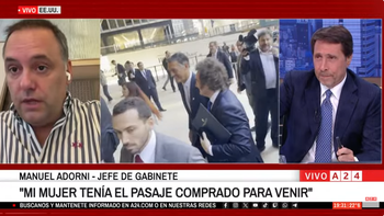 Exclusivo A24, Manuel Adorni desde Estados Unidos: Presidencia invitó a mi mujer a que me acompañe