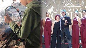 Yaco, el hijo de Facundo Arana, le envió energía para que su papá gane el Premio Carlos