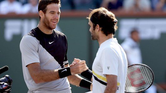 La llamativa táctica que usaba Federer para amedrentar a Del Potro un día antes de los partidos
