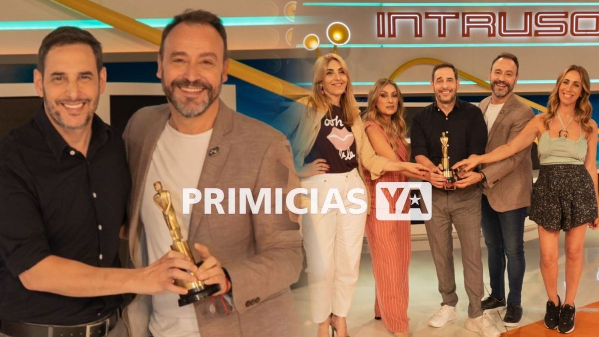 El orgullo de Lussich y Pallares al sellar los 25 años de Intrusos con un Martín Fierro histórico: El equipo se lo merece