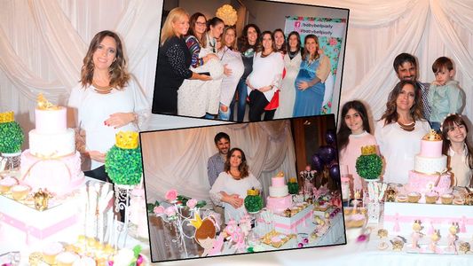 Espiá la intimidad del baby shower de Sandra Borghi para Juana