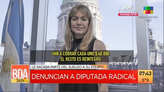 Escándalo con una diputada que le cobraba la mitad del sueldo a sus empleados