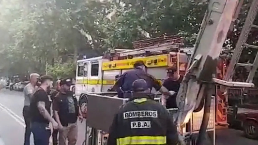 Robó, huyó por los techos y sintió pánico: lo tuvieron que rescatar los bomberos