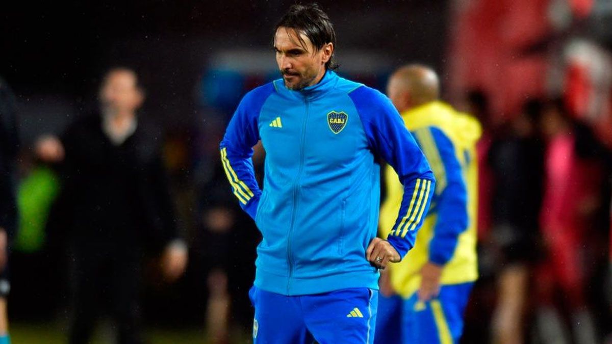 Más problemas para Diego Martínez: dos jugadores no terminaron la práctica en Boca