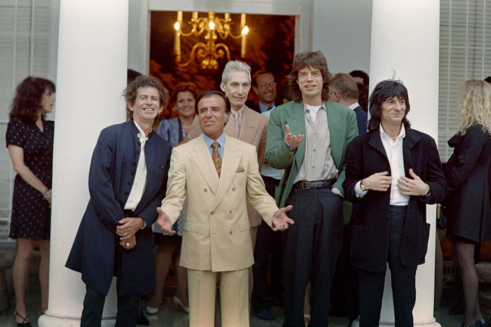 Los Rolling Stones, Madonna y el día que reemplazó a Neustadt: el costado farandulero de Menem