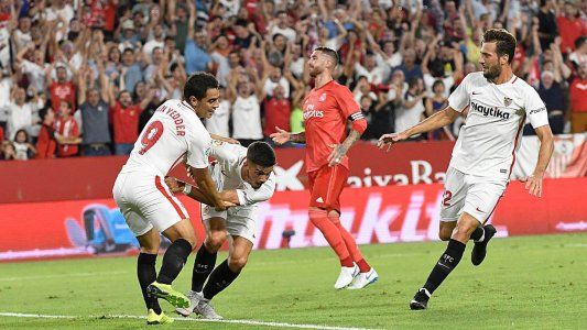 Sevilla le pegó tres cachetazos al Real Madrid y lo dejó sin invicto