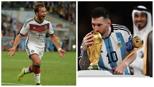 Mario Götze, de verdugo en la final de 2014 a hincha: así festejó el triunfo de la Selección argentina