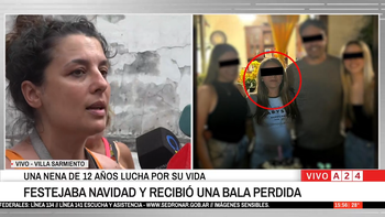 La bronca de una tía de la nena baleada al autor del disparo: Si no te encuentra la Policía, te encontramos nosotros