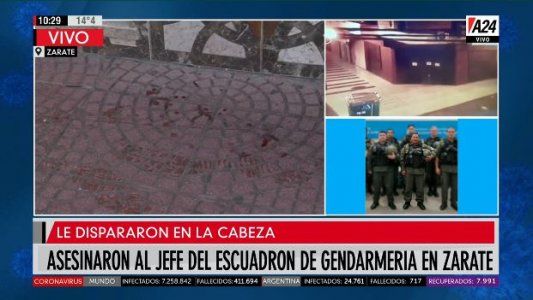 A24 recorre Zárate, donde asesinaron al gendarme por la bicicleta
