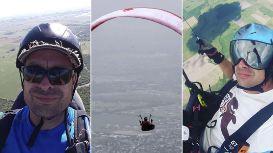 Tragedia en Entre Ríos: un docente volaba en parapente, cayó al río Paraná y murió