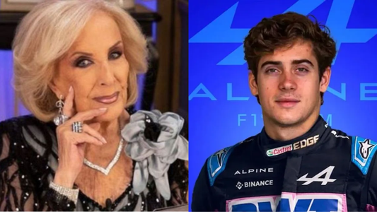 ¡Insólito! El inesperado pedido que Franco Colapinto le hizo a Mirtha Legrand