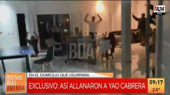 Así fue el allanamiento al polémico youtuber Yao Cabrera