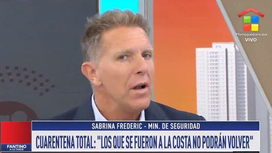 Alejandro Fantino: Si en el momento que tenés que dar el ejemplo no lo das, sos un sorete