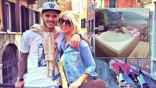 Wanda Nara provocó una polémica en las redes por la foto del champagne