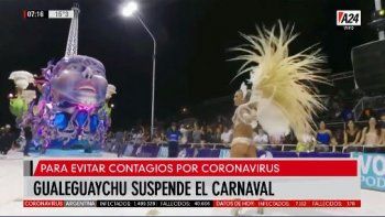 Se suspendió la edición 2021 del carnaval de Gualeguaychú por el coronavirus