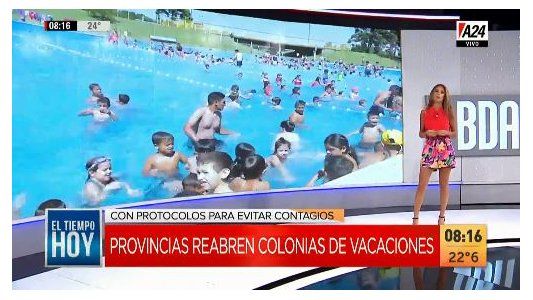 Reabren las colonias de vacaciones en las provincias bajo protocolo