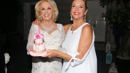 Mirtha Legrand se reencontró con su hija y sus nietos tras 7 meses de cuarentena