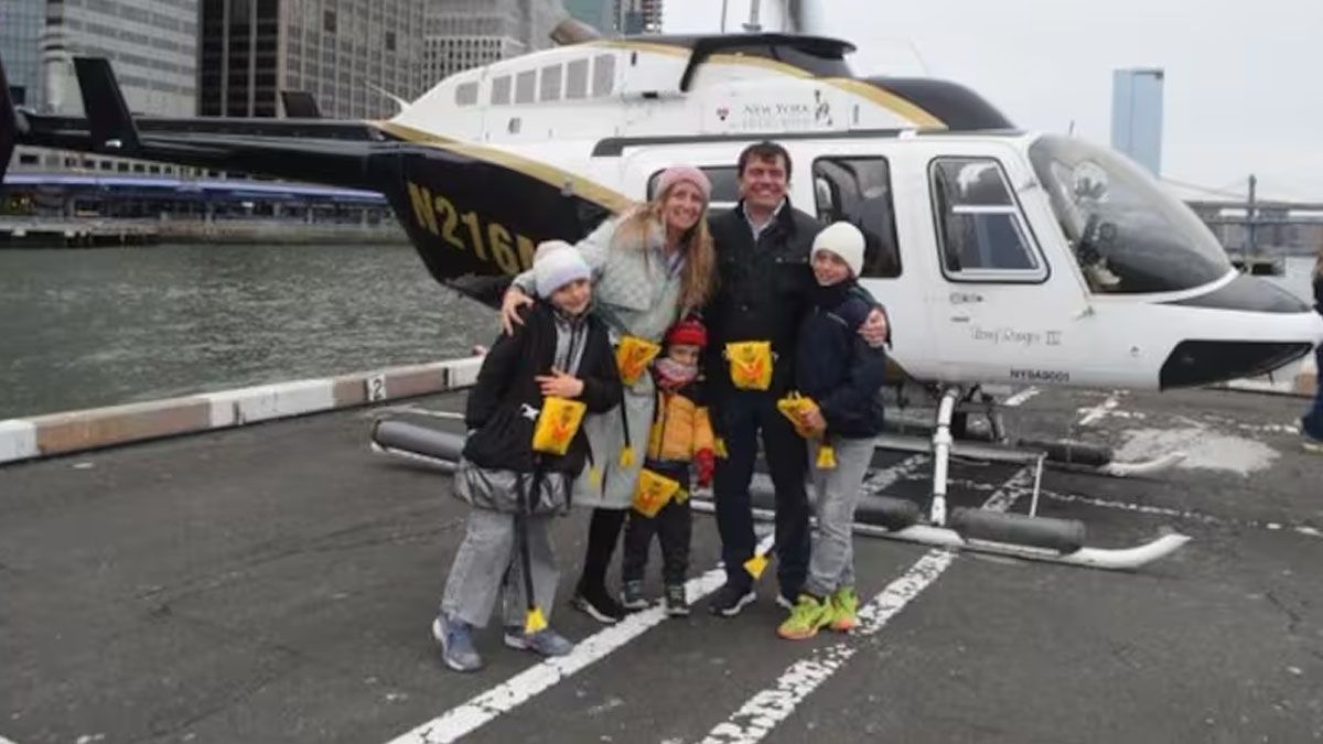 El empresario español y su familia muerieron en el helicóptero que cayó a plomo sobre el río Hudson en Nueva York. (Foto: Gentileza El comercio)