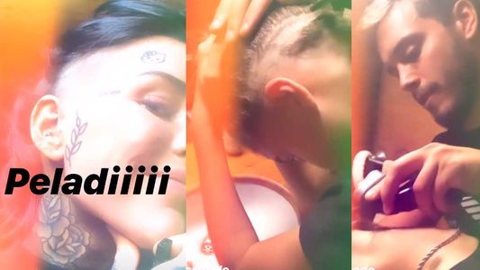 Novio y peluquero: la nueva pareja de Cande Tinelli le acentuó el rapado y también le corto a una de sus hermanas