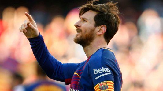 Lionel Messi metió un gol y bailó