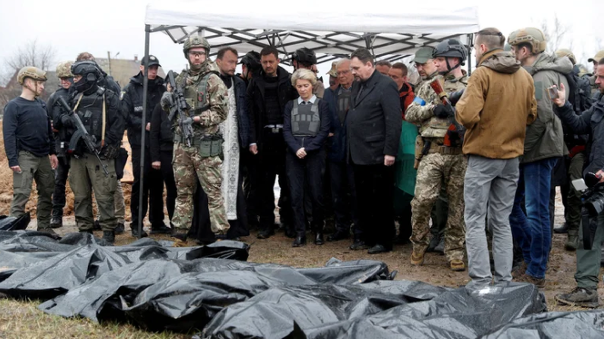 Encuentran más de 900 cadáveres de civiles en las cercanías de Kiev. (AP)