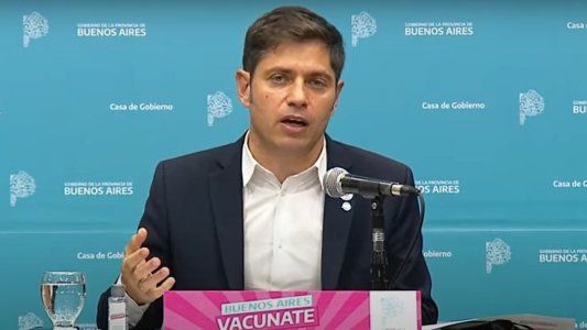 Axel Kicillof anunció el retorno gradual a la presencialidad en las clases de todo el conurbano