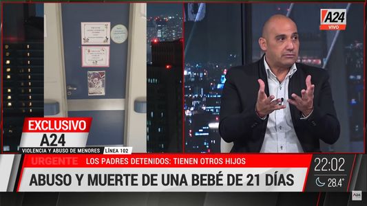 Detienen a los padres de una beba de 21 días por abuso y muerte: su tía habló en La cruel verdad