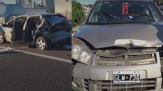 Así fue el choque múltiple en la General Paz: caos, heridos, personas atrapadas y SAME aéreo