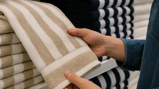 Para qué sirven las rayas de las toallas y por qué conviene mirarlas antes de comprar