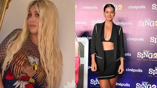 El vestido que usó Wanda Nara para provocar a La China Suárez