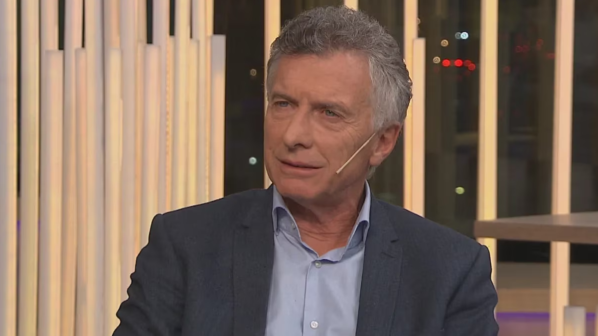 Mauricio Macri rompió el silencio: Patricia Bullrich es mi candidata. (Foto: captura de TN)