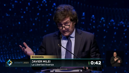 Debate 2023: así fue la presentación de Javier Milei
