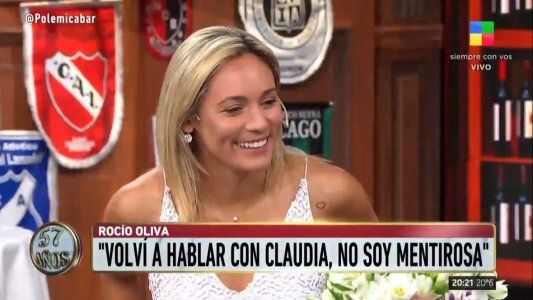 Rocío Oliva contó detalles de la última charla con Claudia Villafañe: Me pidió que...