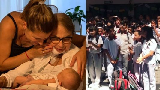 La emoción de Eugenia Tobal en el comienzo de las clases con un homenaje a su madre