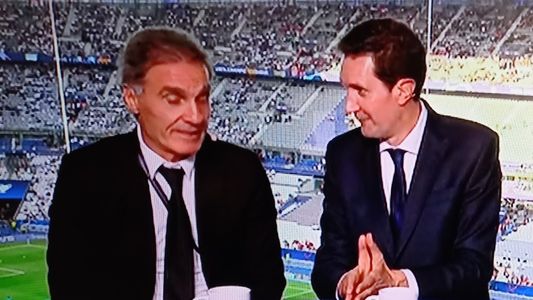 ¡Estamos al aire! El fuerte exabrupto de Oscar Ruggeri en plena transmisión de Real Madrid-Liverpool