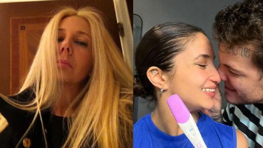 La reacción de Mariana Nannis ante el bebé que esperan Melody Luz y Alex Caniggia