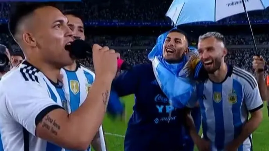 Lautaro Martínez animó la fiesta e incomodó a Messi con su canción: ¡Un minuto de silencio...!