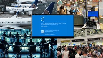 Vuelos cancelados y caos en los aeropuertos del mundo por la tragedia de la pantalla azul
