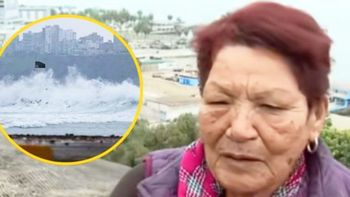 Viral: llevó a su nieto a la costa a pesar del alerta de tsunami y su explicación hizo estallar las redes