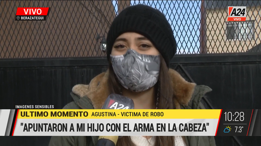 En un robo, un nene de 4 años rogó al ladrón: No me maten